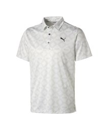 PUMA(PUMA)/ゴルフ モノグラム SS ポロシャツ 半袖/BRIGHTWHITE