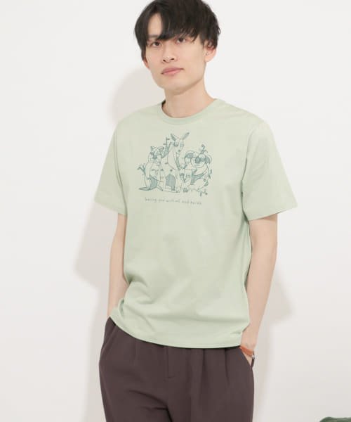 SENSE OF PLACE by URBAN RESEARCH(センスオブプレイス バイ アーバンリサーチ)/オーストラリアチャリティーTシャツ(5分袖)/MINT