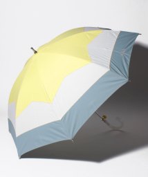 FURLA(フルラ)/FURLA 　晴雨兼用日傘　切り継ぎカラーブロッキング/ライトイエロー