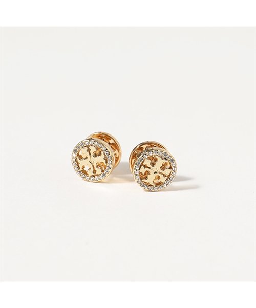 TORY BURCH(トリーバーチ)/【TORY BURCH(トリーバーチ)】53422 Brass クリスタルストーン装飾 アイコン ピアス 783/GOLD－CRYSTAL レディース/ゴールド系