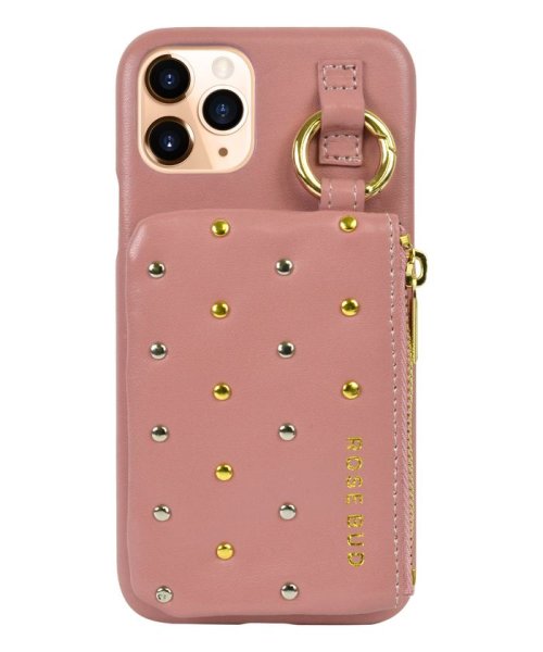 ROSE BUD(ローズバッド)/iphoneケース iPhone11Pro ローズバッド ROSEBUD コインケース付き背面ケース ピンク iphone11pro/ピンク