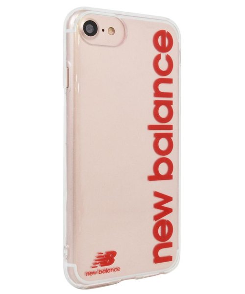 new balance(ニューバランス)/iphone se3 ケース クリア iPhone se2 ケース iphone8/7 ニューバランス New Balance TPUクリアケース レッド/レッド