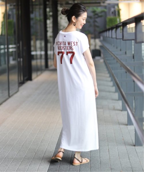 セール Champion チャンピオン Slobe別注jersey ロゴプリントワンピース スローブ イエナ Slobe Iena Magaseek