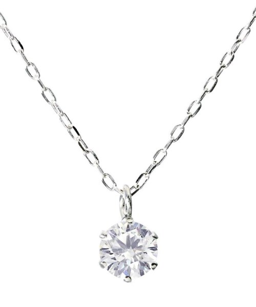 JEWELRY SELECTION(ジュエリーセレクション)/限定70本★超目玉品！PT 天然ダイヤモンド 0.18ct プラチナ 6本爪ネックレス/プラチナ