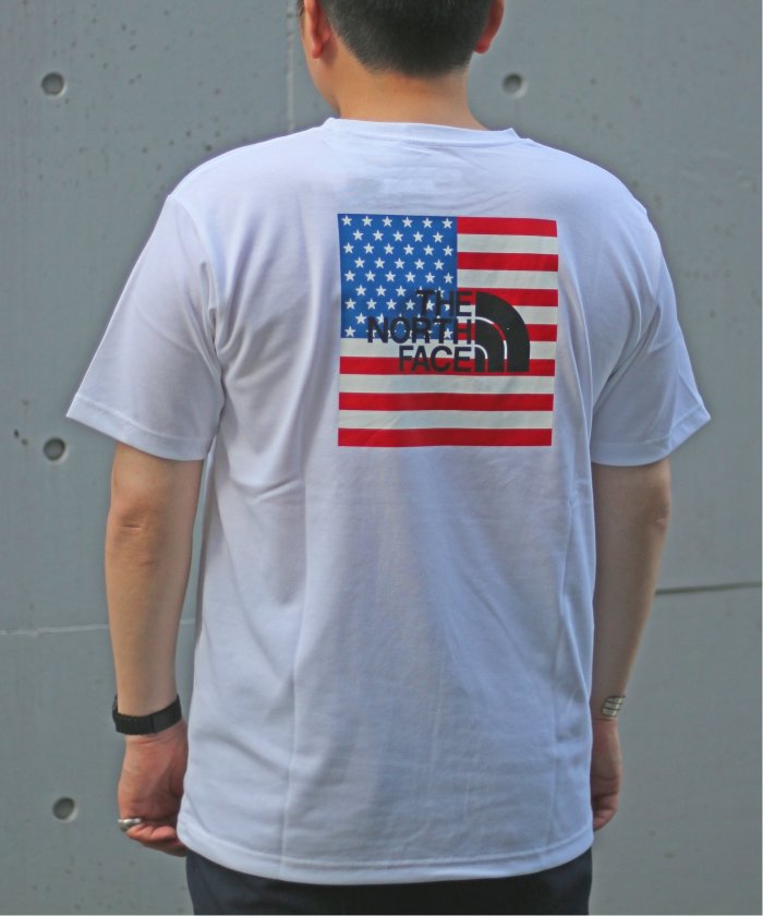 north face flag t shirt