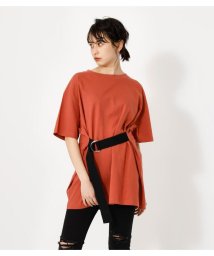 AZUL by moussy(アズールバイマウジー)/WAIST BELT BIG TEE/D/ORG3