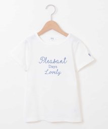 a.v.v(KID'S)(アー・ヴェ・ヴェキッズ)/[100－130]ロゴ半袖Ｔシャツ[WEB限定サイズ]/ホワイト