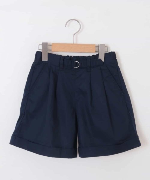 a.v.v(KID'S)(アー・ヴェ・ヴェキッズ)/[100－130]【洗える】Ｄカンベルトツキスソオリアゲキュロットパンツ[WEB限定サイズ]/ネイビー