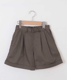 a.v.v(KID'S)(アー・ヴェ・ヴェキッズ)/[100－130]【洗える】Ｄカンベルトツキスソオリアゲキュロットパンツ[WEB限定サイズ]/カーキ