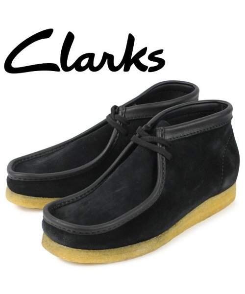 クラークス Clarks ワラビー ブーツ メンズ Wallabee ブラック 黒 クラークス Clarks Magaseek