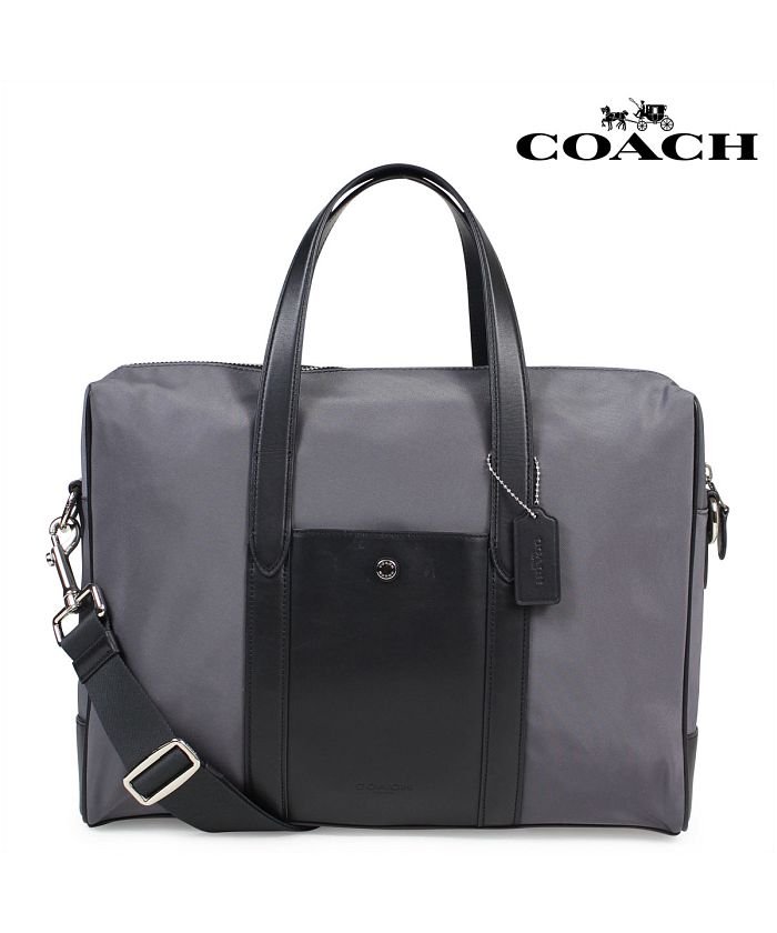 コーチ Coach バッグ ビジネスバッグ メンズ ブリーフケース Charles Slim Brief F グレー コーチ Coach Magaseek