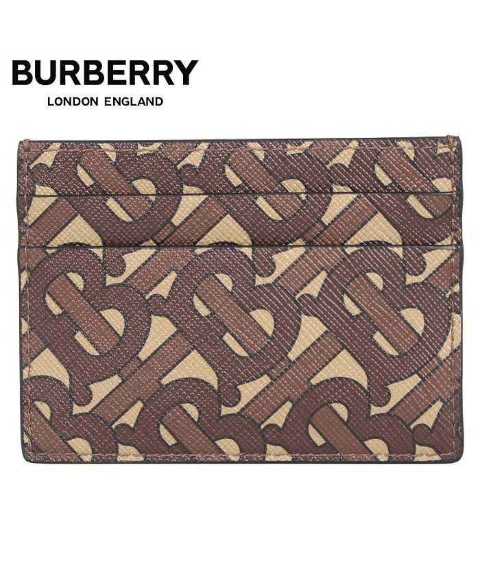 バーバリー BURBERRY パスケース カードケース ID 定期入れ メンズ SANDON CARD HOLDER ブラウン 8022909