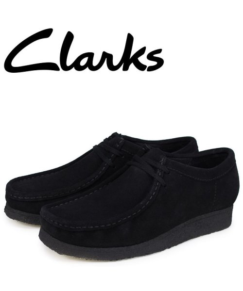クラークス Clarks ワラビー ブーツ メンズ レディース Wallabee スエード ブラック クラークス Clarks Magaseek