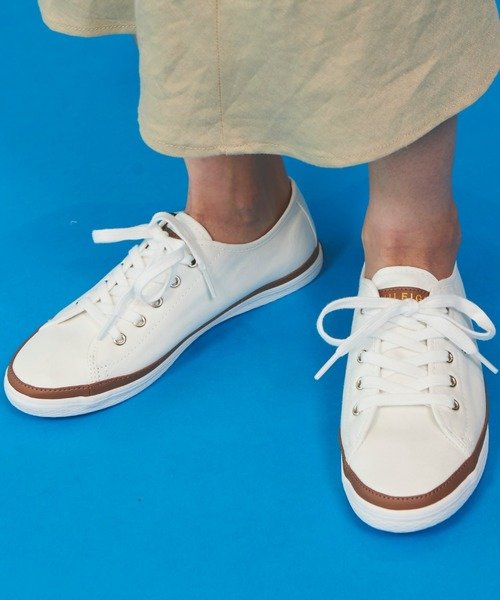 セール キャンバススニーカー トミーヒルフィガー Tommy Hilfiger Magaseek