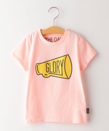 SHIPS KIDS(シップスキッズ)/THE DAY:プリント TEE(100～130cm)/ピンク