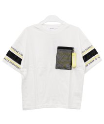 RiCO SUCRE(リコ シュクレ)/メッシュポケットビッグTシャツ/オフホワイト