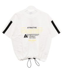 RiCO SUCRE(リコ シュクレ)/裾ゴムラインビッグTシャツ/オフホワイト