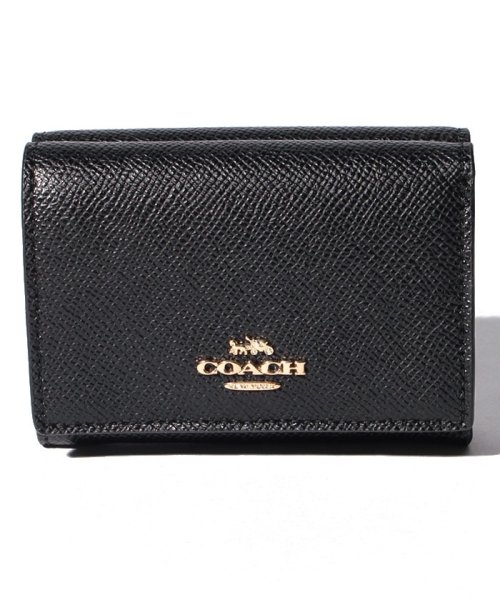 COACH(コーチ)/【COACH】Flap Wallet/ブラック