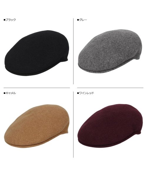 KANGOL(KANGOL)/カンゴール KANGOL ハンチング 帽子 メンズ レディース WOOL 504 ブラック グレー キャメル ワイン レッド 黒 197－169001/キャメル