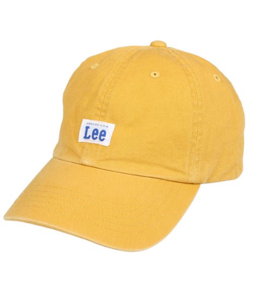 Lee(Lee)/Lee リー キャップ 帽子 ローキャップ メンズ レディース GS TWILL LOW CAP ブラック ホワイト グレー ネイビー レッド ダークレッド ブ/イエロー