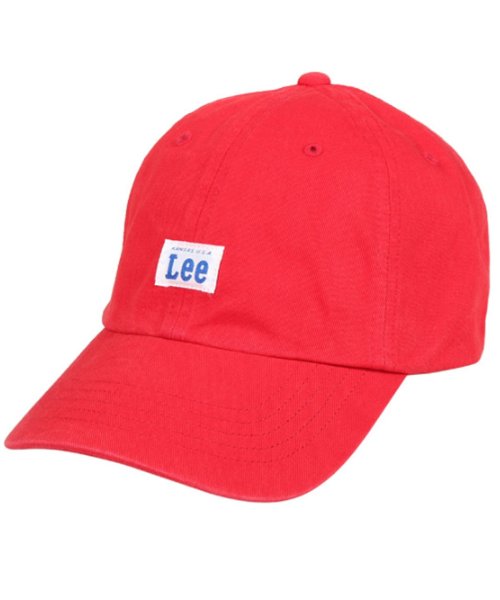Lee(Lee)/Lee リー キャップ 帽子 ローキャップ メンズ レディース GS TWILL LOW CAP ブラック ホワイト グレー ネイビー レッド ダークレッド ブ/レッド