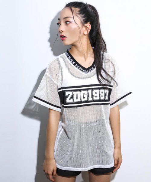 水着 メッシュ Tシャツ スイムウェア 4点セット 140cm 160cm ジディー Ziddy Magaseek