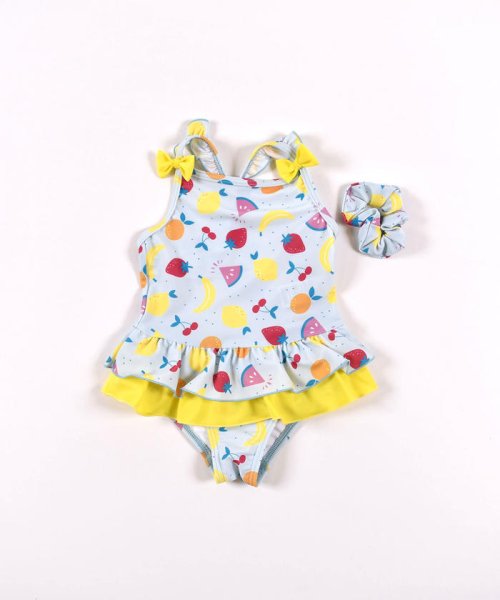 セール 水着 チェリー バナナ イチゴ スイカ フルーツ柄 ワンピース スウィムウエア ビーデアール B De R Magaseek