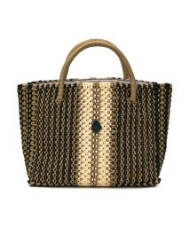 CLEDRAN(クレドラン)/クレドラン かごバッグ CLEDRAN バッグ HAND KNITTING SQUARE TOTE トートバッグ 横型 B5 スクエア CL－3146/ブラウン