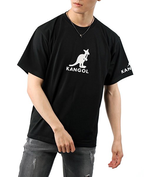 TopIsm(トップイズム)/KANGOLカンゴール別注半袖Tシャツ/ブラック