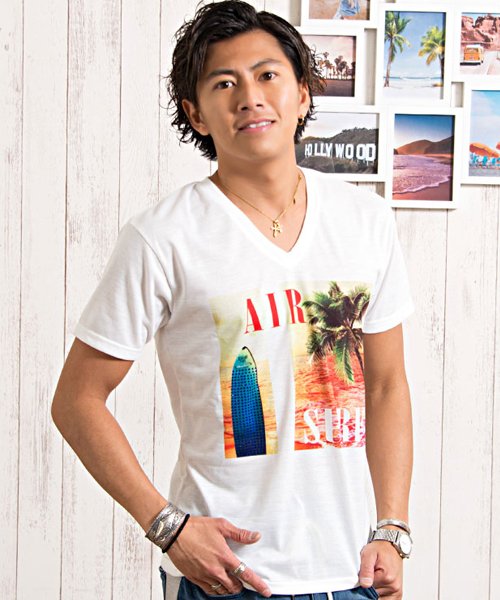 Cavaria キャバリア サーフ半袖tシャツ キャバリア Cavaria Magaseek