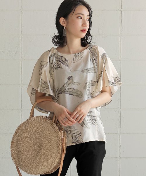 セール バタフライスリーブブラウス ブージュルード Bou Jeloud Magaseek セール バタフライスリーブブラウス ブージュルード Bou Jeloud Magaseek