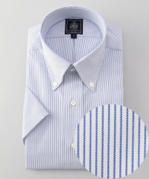 J.PRESS MENS(J．プレス　メンズ)/【PREMIUM PLEATS / 形態安定】マイクロストライプ 半袖シャツ //ネイビー系1