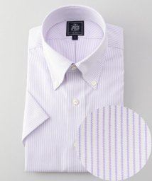 J.PRESS MENS(J．プレス　メンズ)/【PREMIUM PLEATS / 形態安定】マイクロストライプ 半袖シャツ //ライラック系1