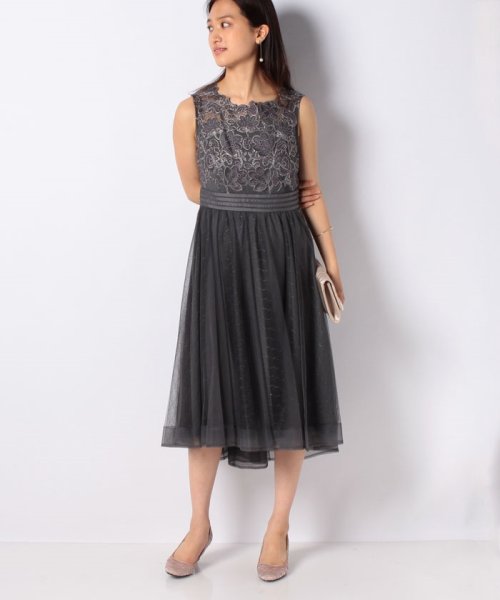 セール インタープラネット Interplanet 刺繍 チュールドレス Magaseek