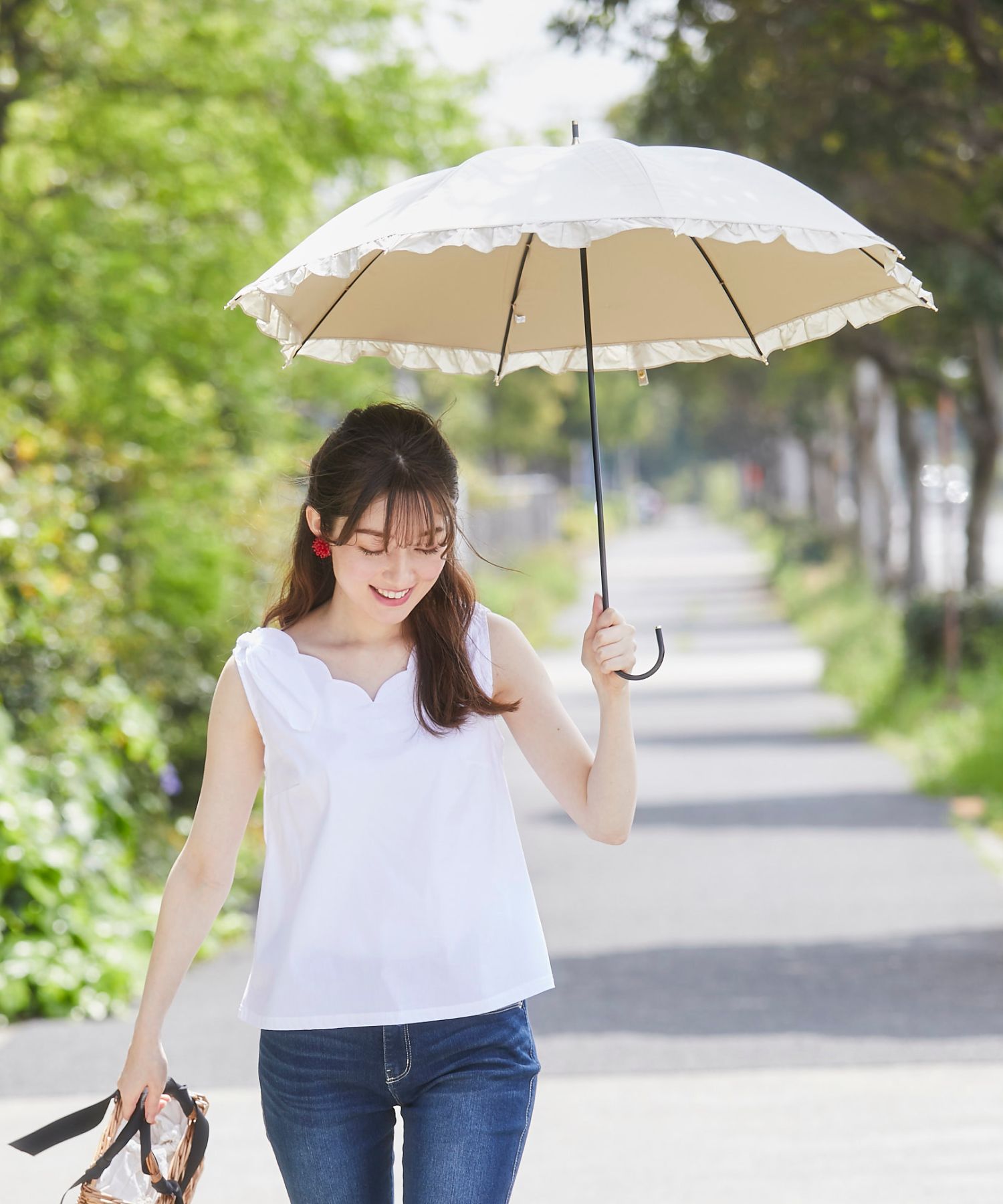 期間限定 ギフト対象折りたたみ日傘 遮光スタースタッズ ミニ