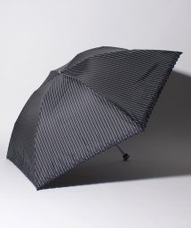 MACKINTOSH PHILOSOPHY(umbrella)(マッキントッシュフィロソフィー（傘）)/MACKINTOSH PHILOSOPHY 晴雨兼用折りたたみ傘 "ストライプ 刺繍"/ネイビーブルー