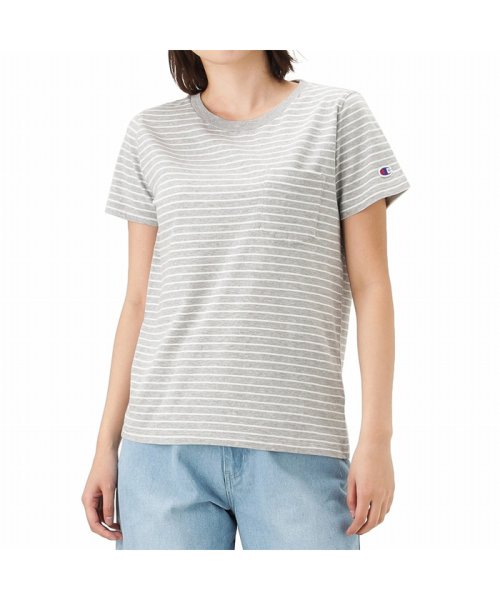 セール Champion チャンピオン ボーダーtシャツ Cw P301 マックハウス レディース Mac House Women Magaseek