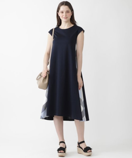 コンパクトクリアポンチワンピース Blue Label Crestbridge Blue Label Crestbridge Magaseek