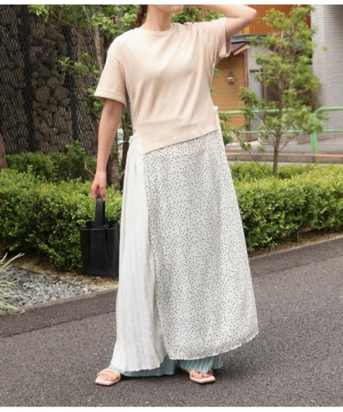 ドット カットソーワンピース アウリィ Auli Magaseek ドット カットソーワンピース アウリィ Auli Magaseek