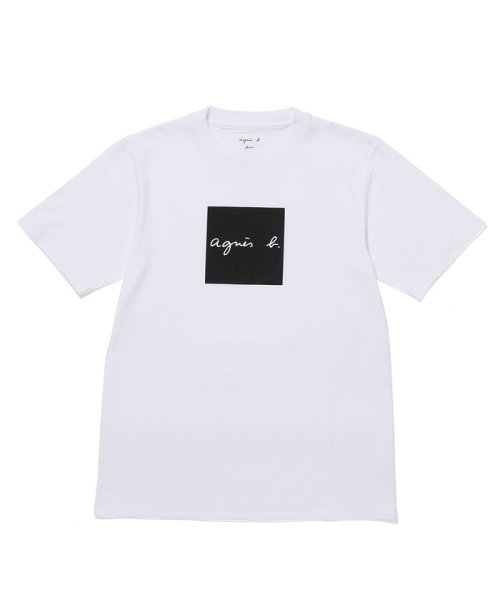 ADAM ET ROPE'(アダム　エ　ロペ)/【agnes b. pour ADAM ET ROPE'】T－SHIRTS SERIGRAPHIE/ホワイト（10）