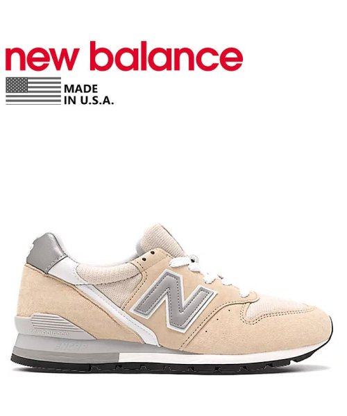 ニューバランス New Balance 996 スニーカー メンズ Dワイズ Made In Usa ベージュ M996crc ニューバランス Newbalance Magaseek