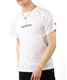 TopIsm(トップイズム)/KANGOLカンゴール別注袖ビッグシルエット半袖Tシャツ/ホワイト