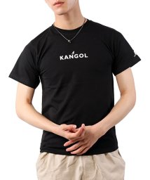 TopIsm(トップイズム)/KANGOLカンゴール別注袖ビッグシルエット半袖Tシャツ/ブラック