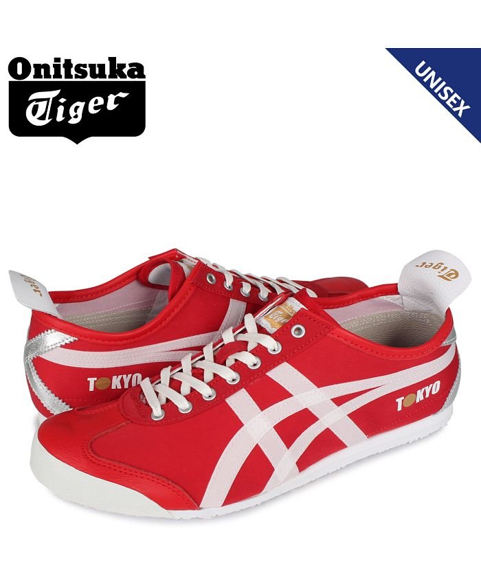 オニツカタイガー Onitsuka Tiger メキシコ 66 スニーカー メンズ レディース Mexico 66 レッド 11a730 600 オニツカタイガー Onitsukatiger Magaseek