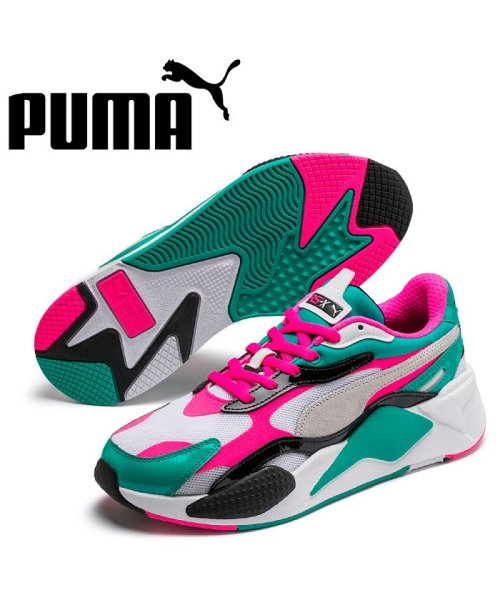 プーマ Puma スニーカー メンズ Rs X3 Plastic ホワイト 白 プーマ Puma Magaseek