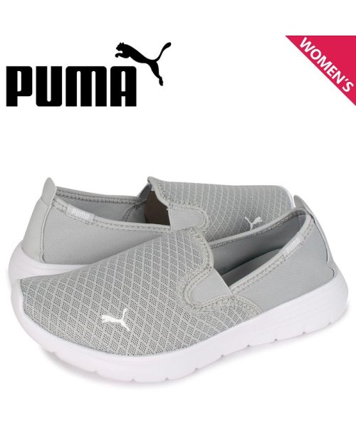クーポン開催中 プーマ Puma フレックス リニュー スニーカー スリッポン レディース Flex Renew Slip On ホワイト 白 プーマ Puma Magaseek