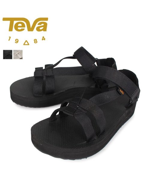 Teva テバ サンダル スポーツサンダル ミッドフォーム アリバカ レディース 厚底 Midform Arivaca ブラック ホワイト 黒 白 テバ Teva Magaseek