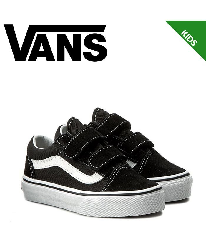 クーポン開催中 Vans ヴァンズ オールドスクール スニーカー キッズ バンズ Old Skool V ブラック 黒 Vn000vhe6bt ヴァンズ Vans Magaseek
