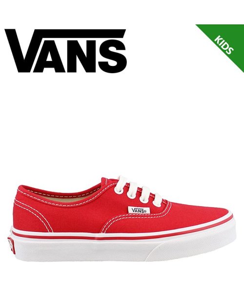 セール Vans ヴァンズ オーセンティック スニーカー キッズ Authentic レッド Vn000wwx6rt ヴァンズ Vans Magaseek