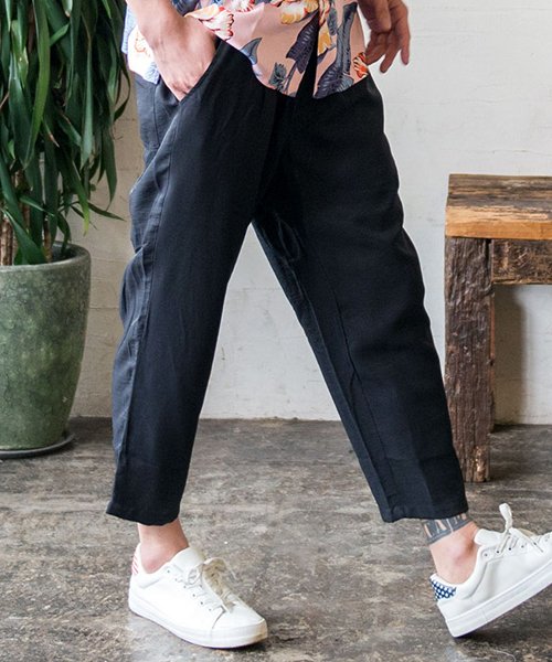 Cavaria キャバリア 布帛素材アンクルパンツ キャバリア Cavaria Magaseek